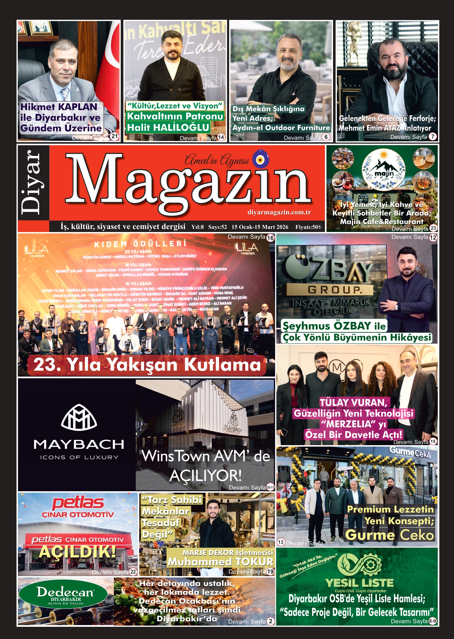 DİYAR MAGAZİN 52. SAYI